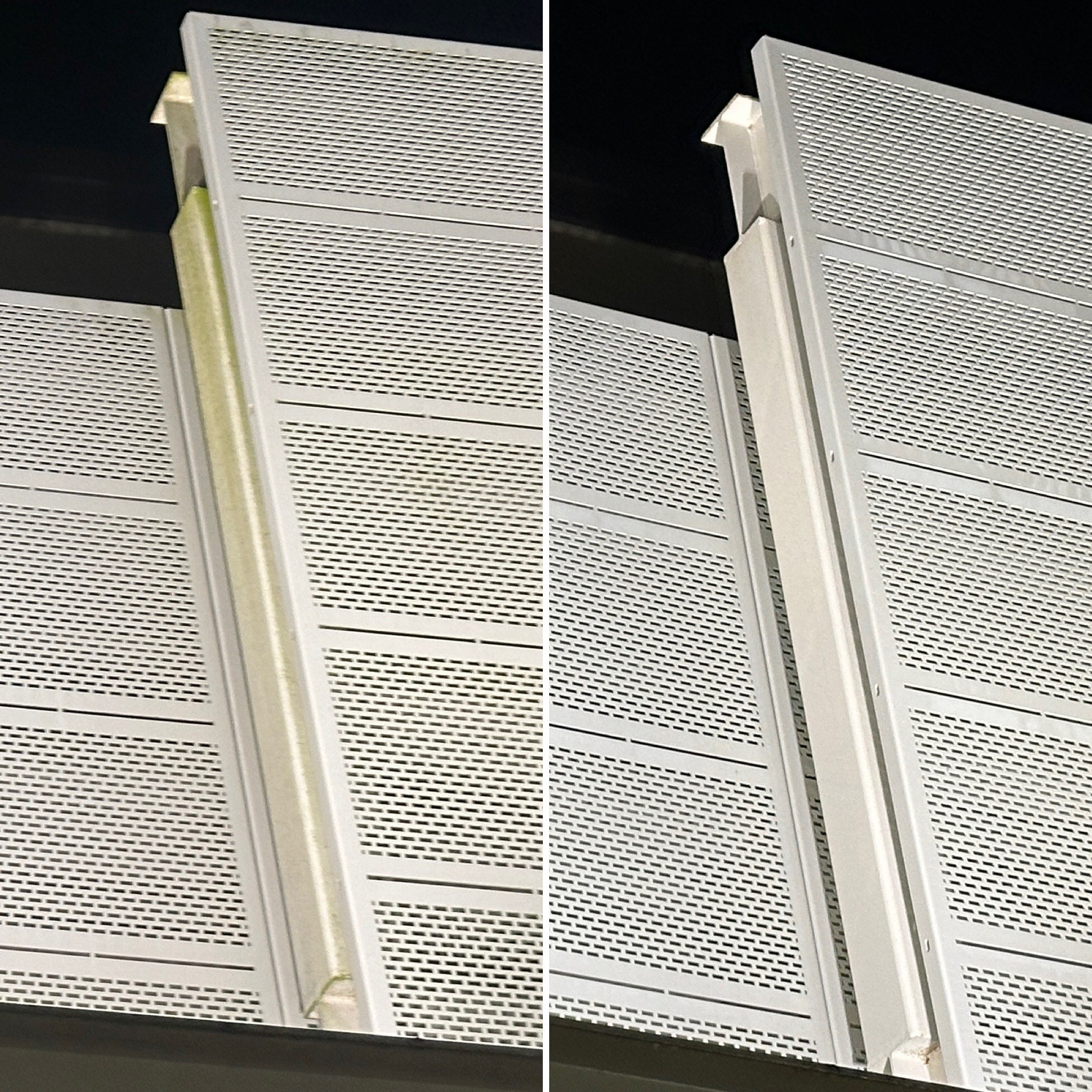 Algae removal Before/After