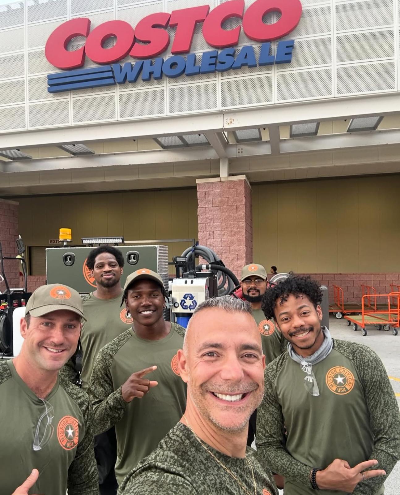 Mission Critical USA crew at Costco